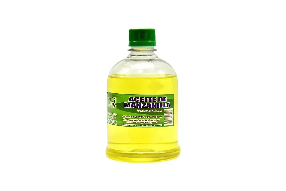 ACEITE DE MANZANILLA 500 ML GLED´C