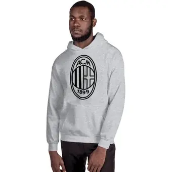 POLERA CON CAPUCHA DE AC. MILAN