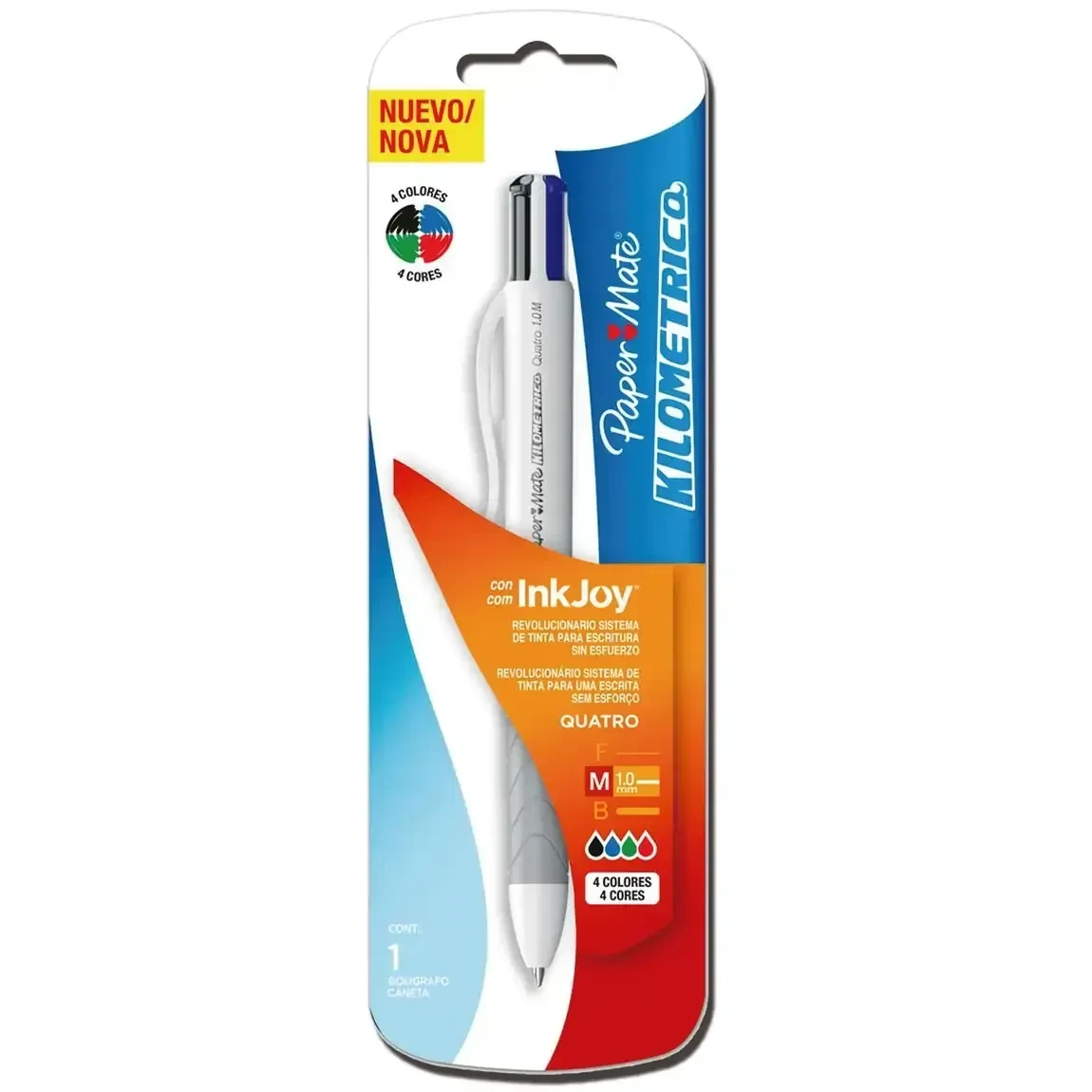 Bolígrafo papermate 4 colores 3