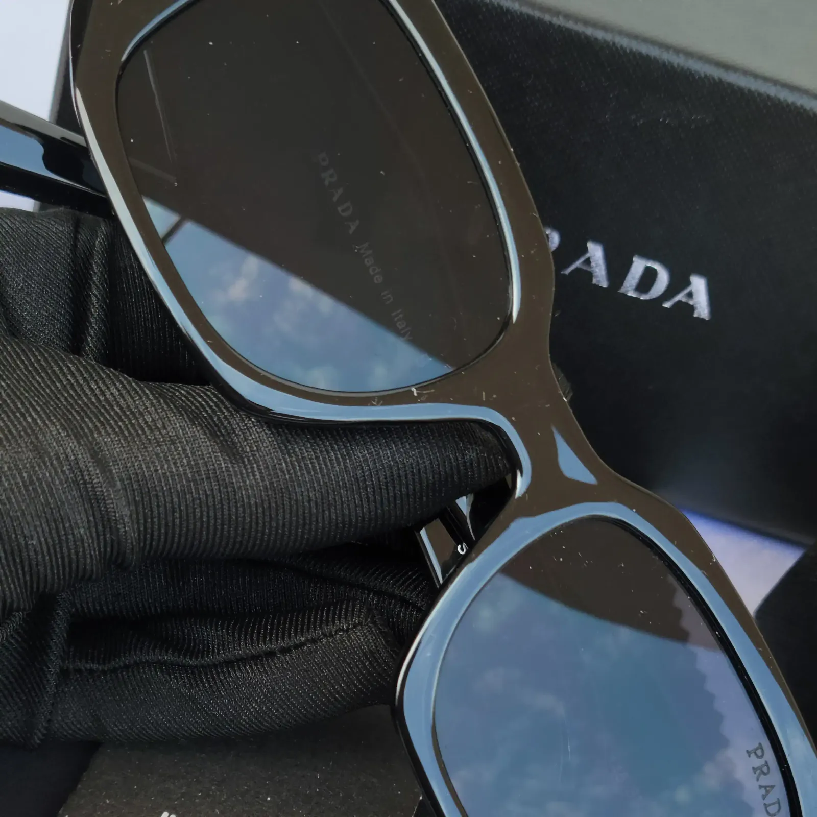 PRADA SUNGLASSES BlACK 4