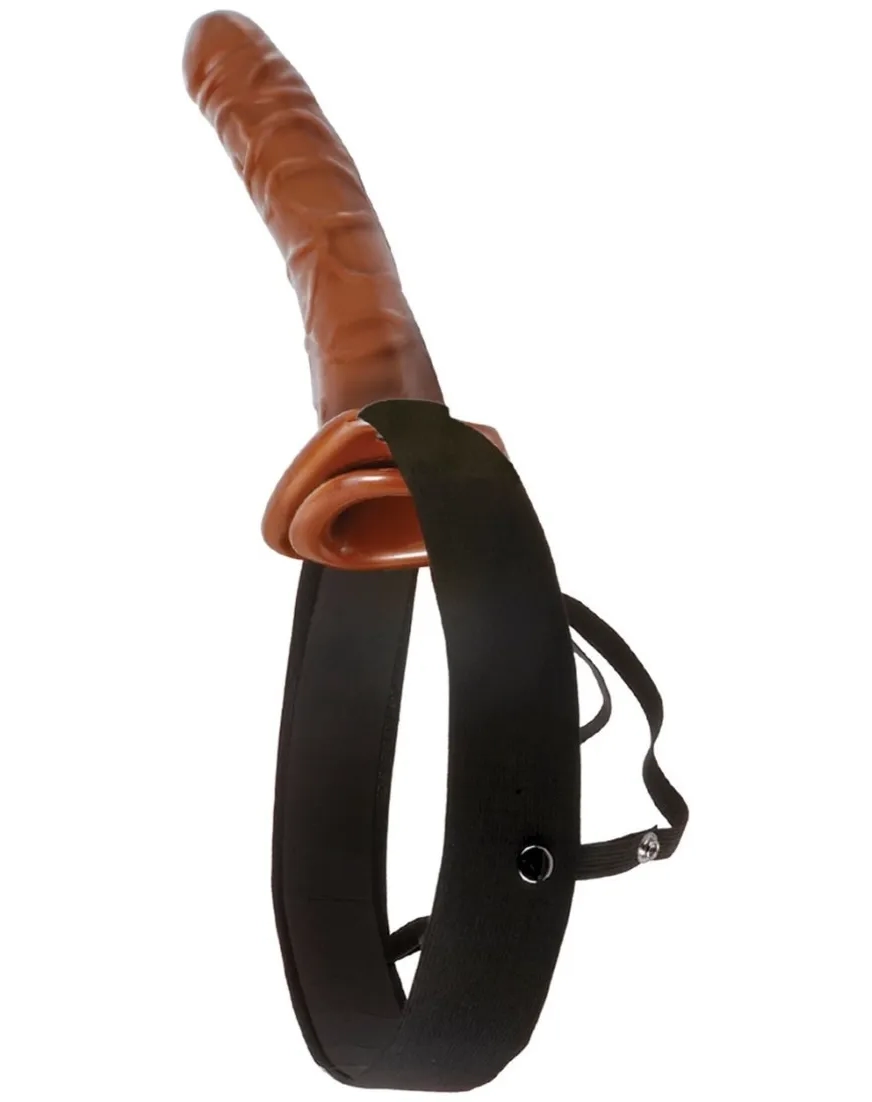10" Chocolate Dream Hollow Strap-On 4