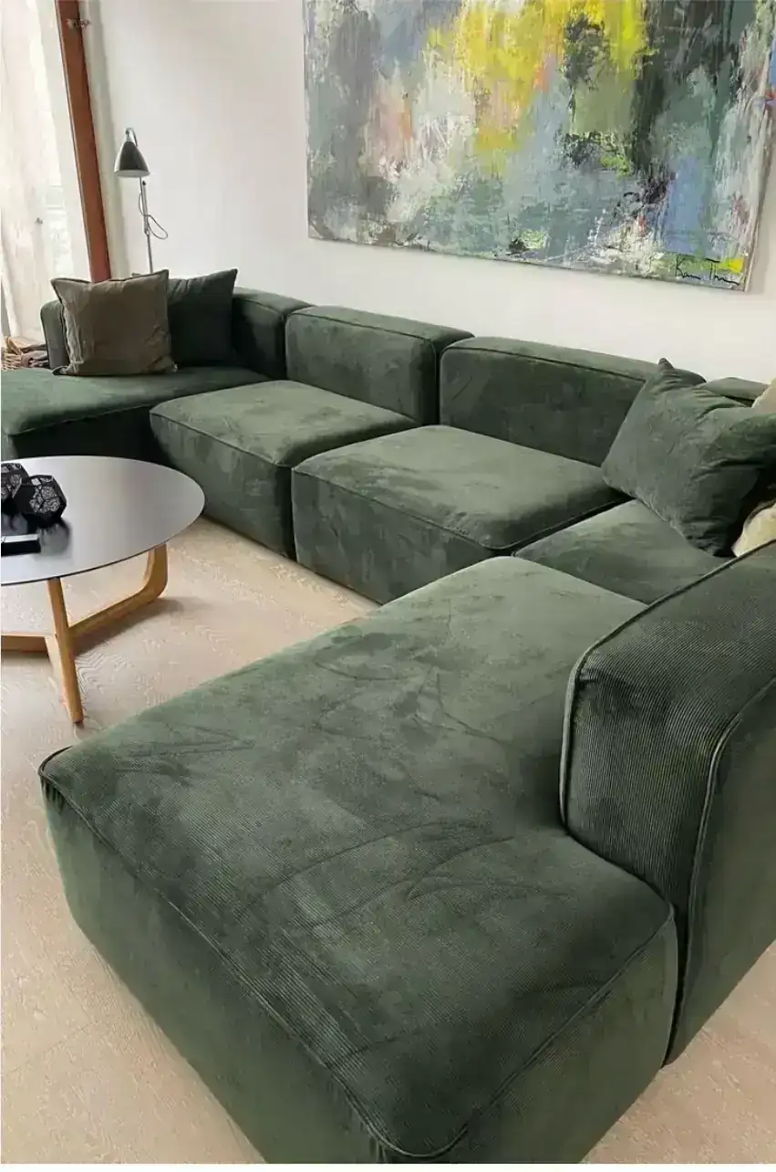 Sala en L Modular Moderna
