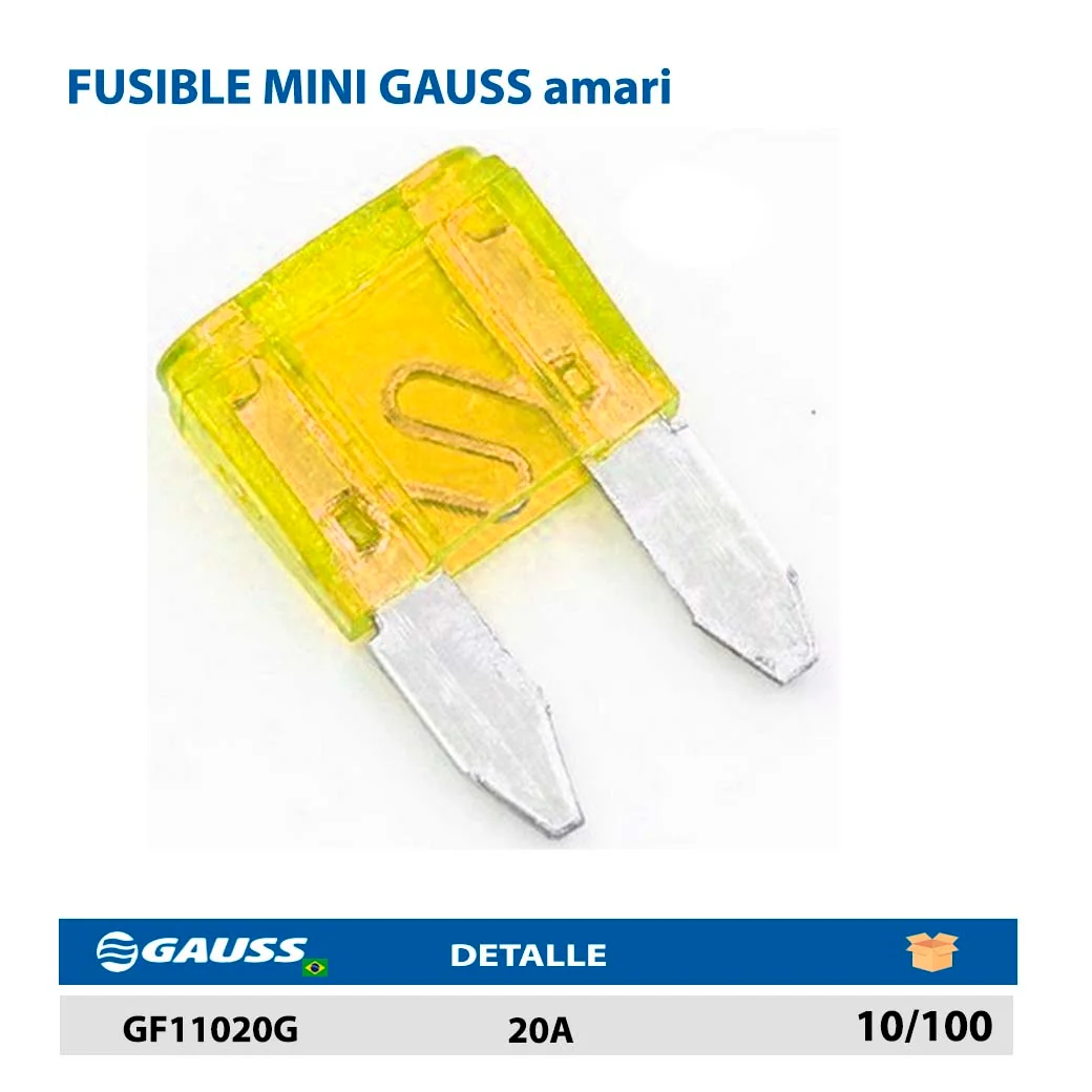 FUSIBLE MINI GAUSS amari 20A