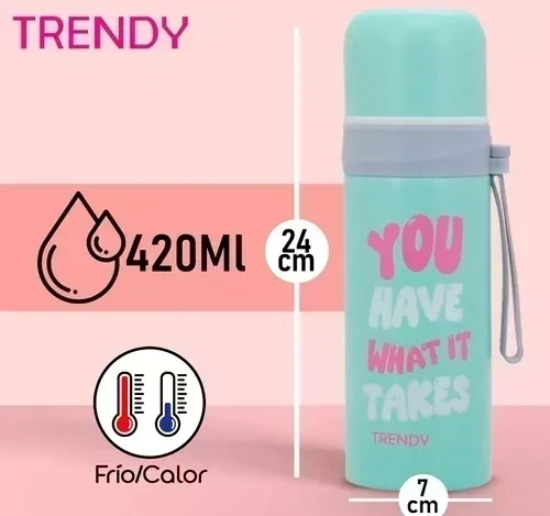 BOTELLA TRENDY 420ML  14087