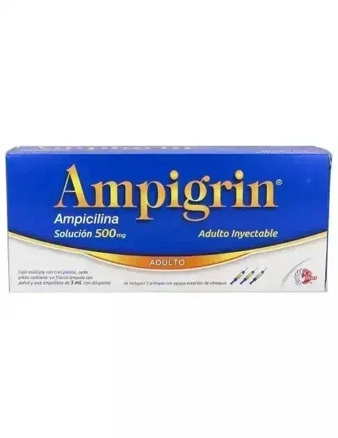 Ampigrin Adulto Inyectable (Ampicilina)