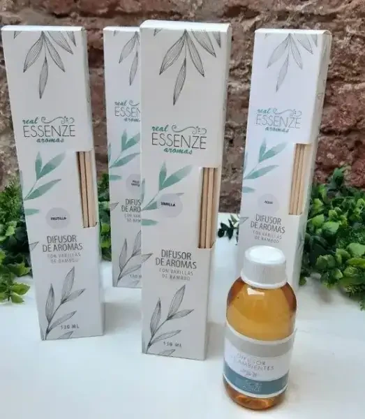 Difusor con varillas de bambú x130ml