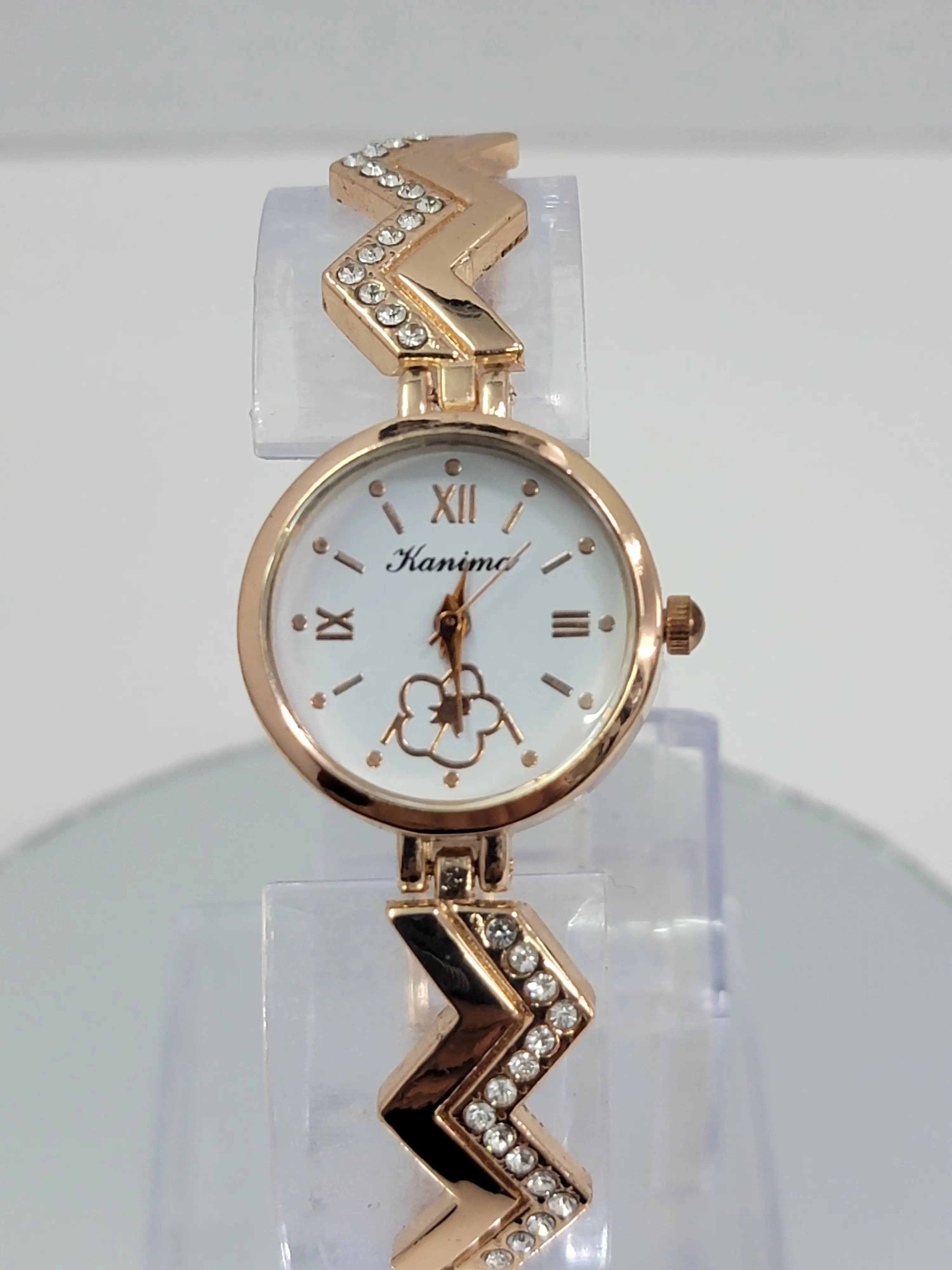 Reloj acerado rosado gold