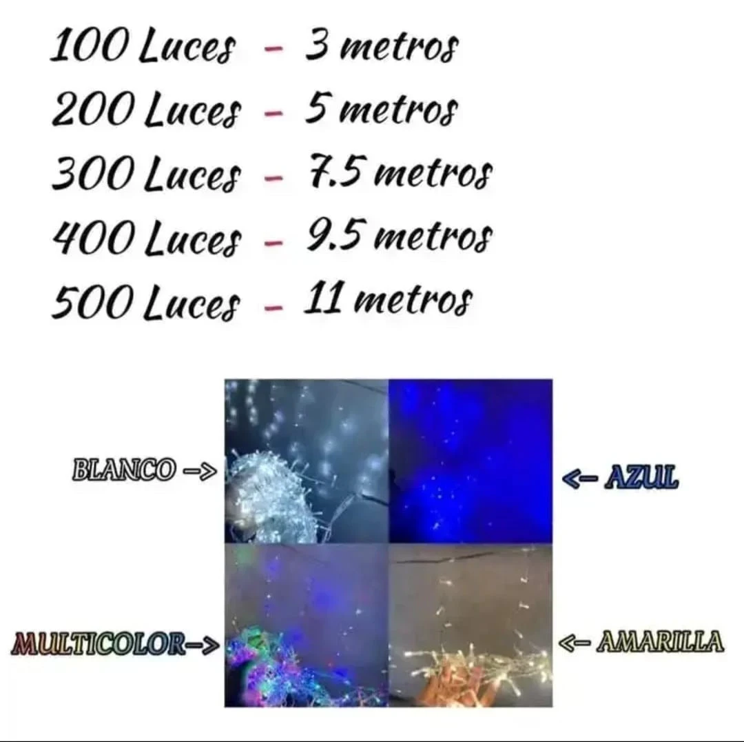 CASCADAS LUCES LED  3