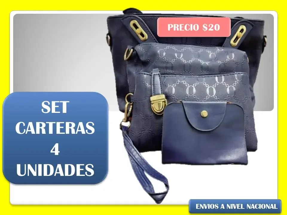 Set de cartera 4 unidades 