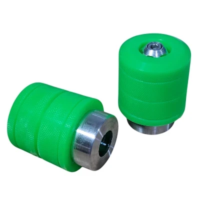 Slider eje de llantas 6 cm verde (par) DT 125 - XTZ 150 - XTZ 125 - XTZ 250 - DR 150 - XR 150 - MRX 150 - TTR 150 MF