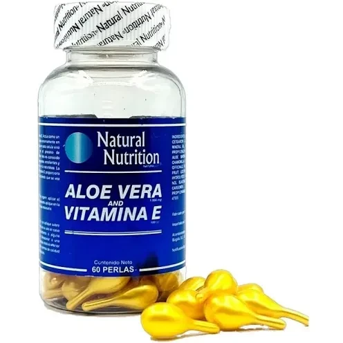 Aloe Vera + Vitamina E x 60 Cápsulas  2