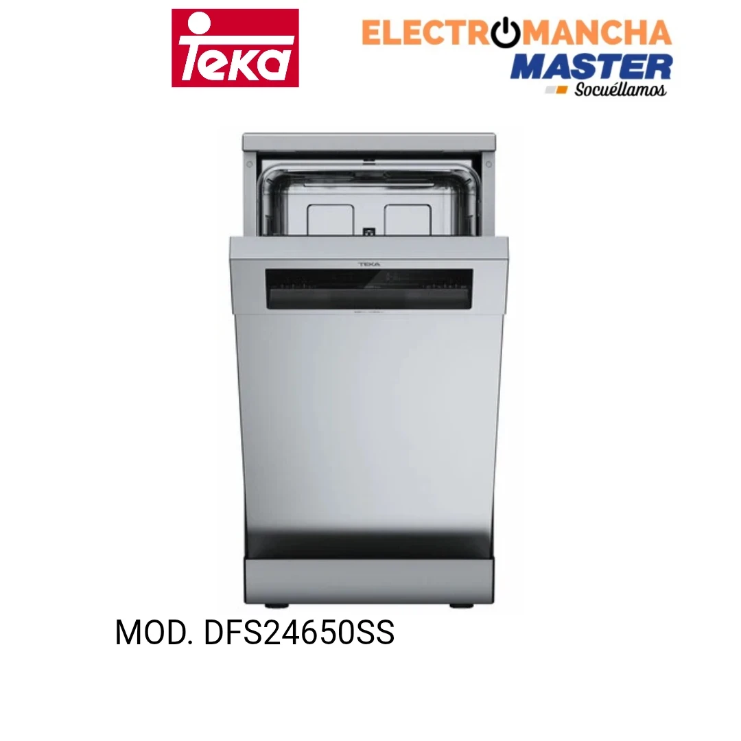 LAVAVAJILLAS TEKA DFS24650SS INOX 45 CM. CLASE E 5