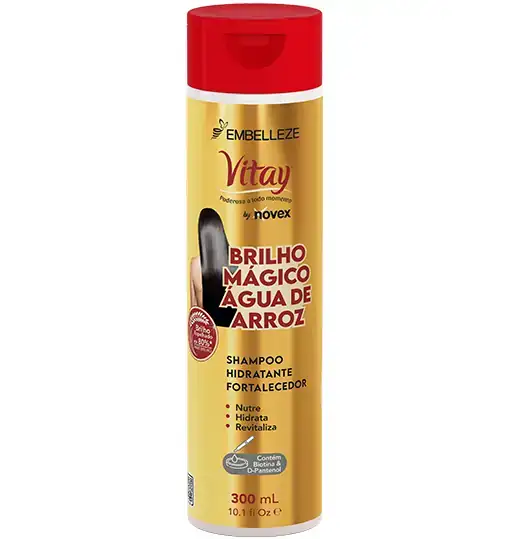Shampú brillo mágico de agua de arroz 