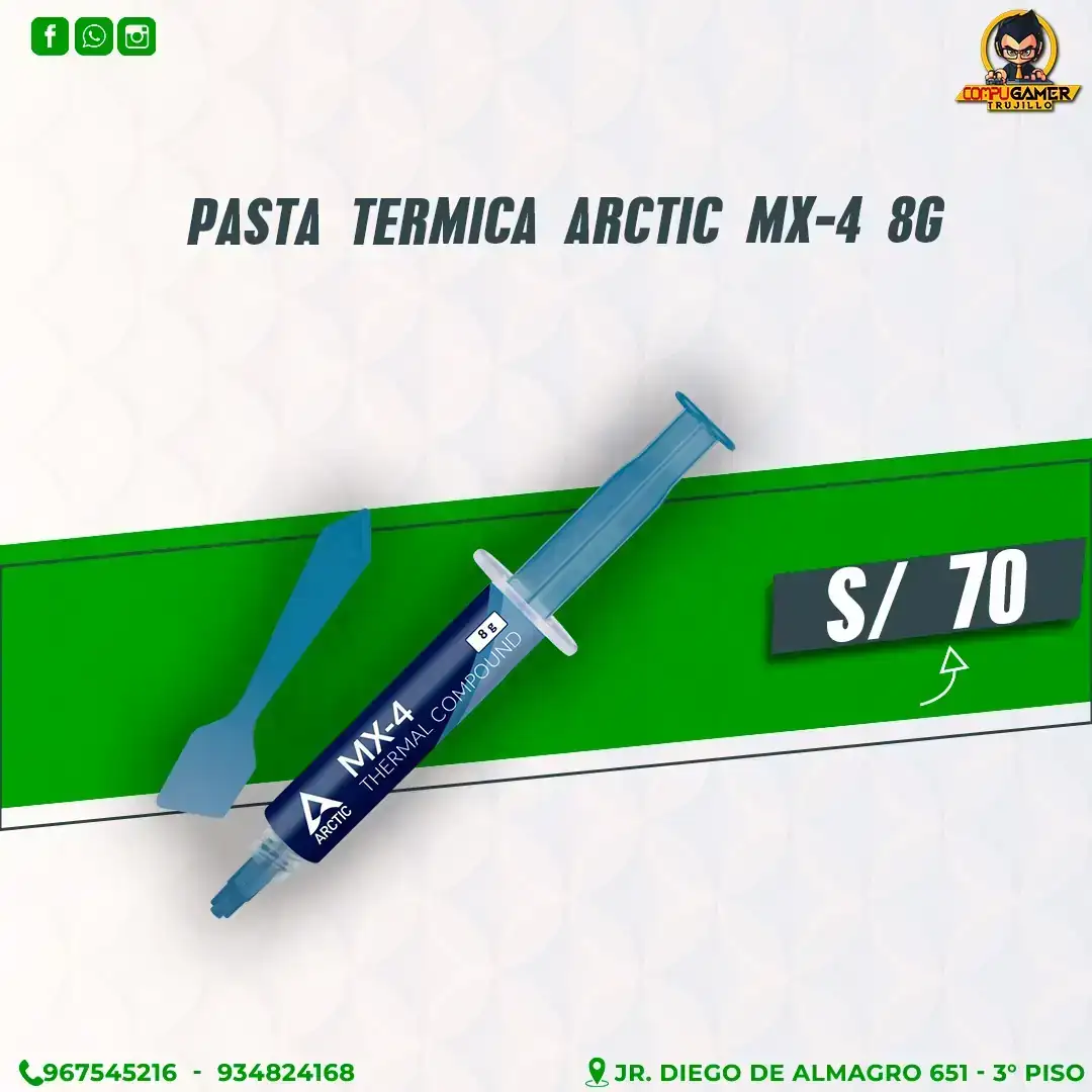 PASTA TÉRMICA ARTIC MX-4 DE 8GR