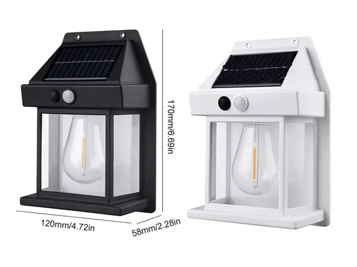 Farol Solar LED Aplique – Luz Cálida 4