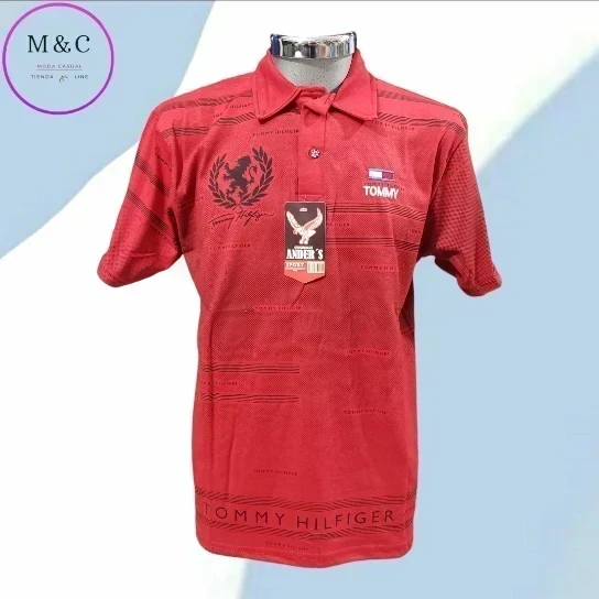 Playera Polo GDE algodon estampada 