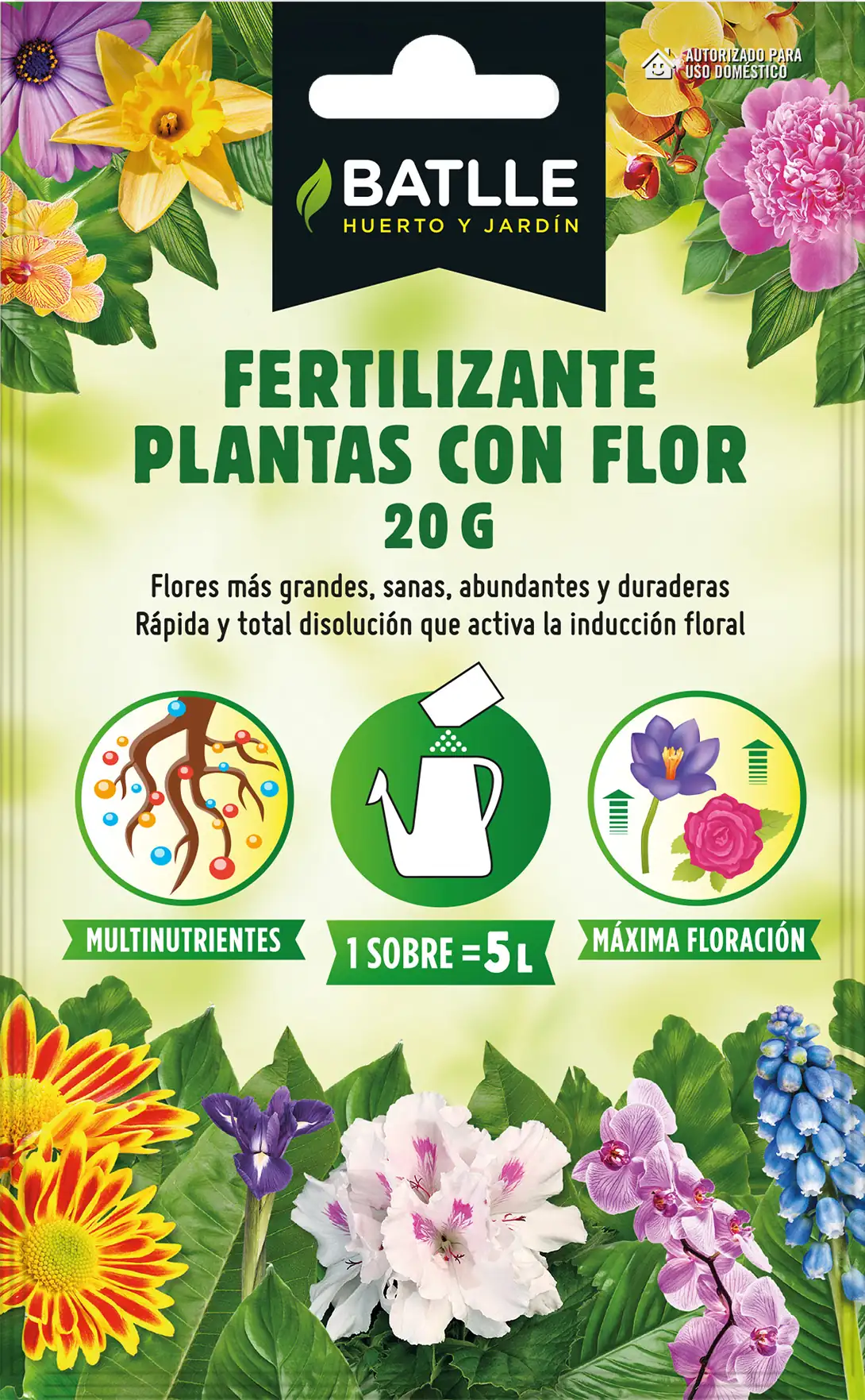 FERTILIZANTE CON FLOR