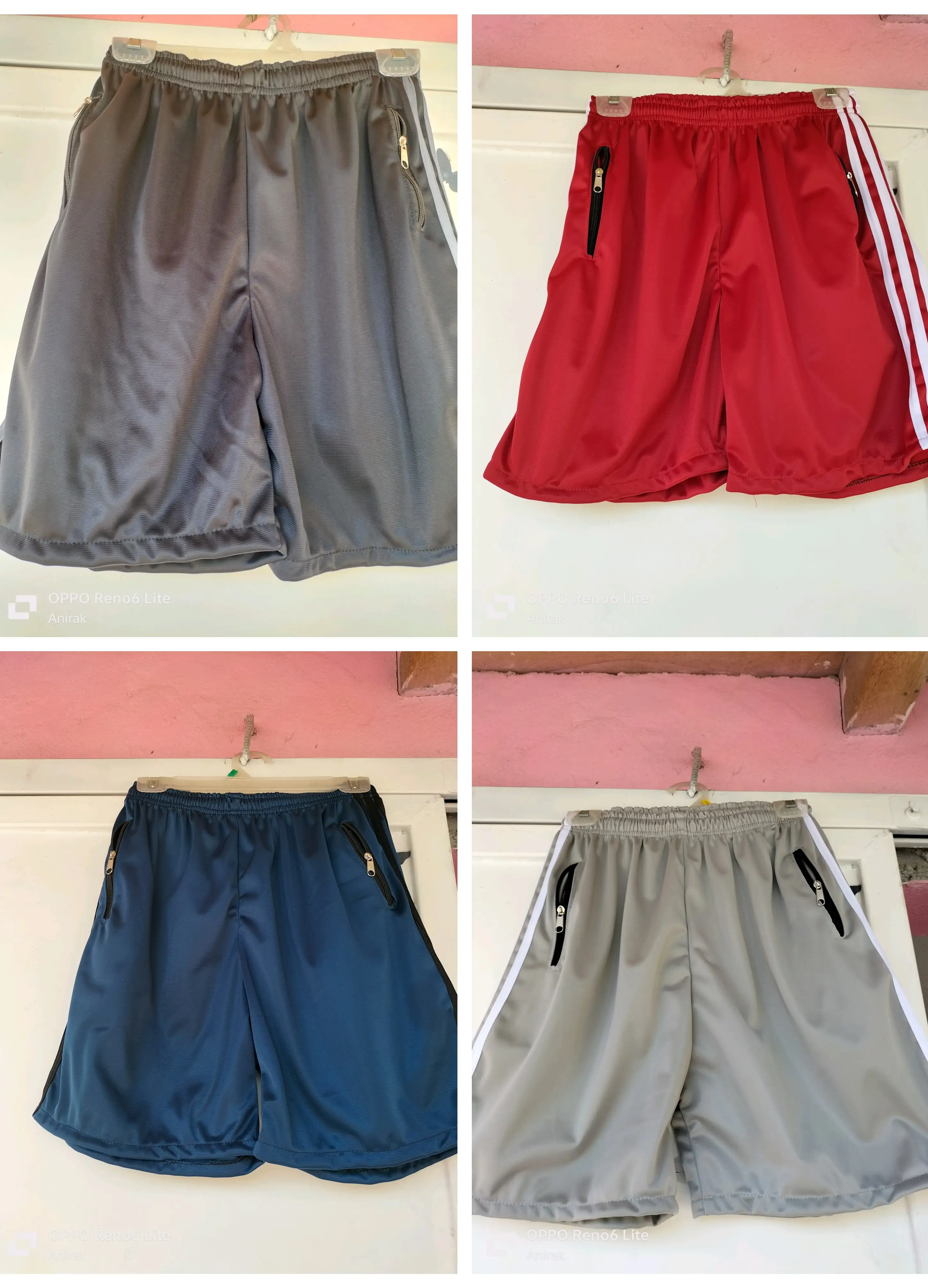 Short con cierre caballero