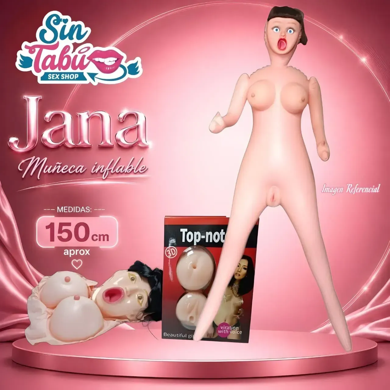 MUÑECA INFLABLE JANA