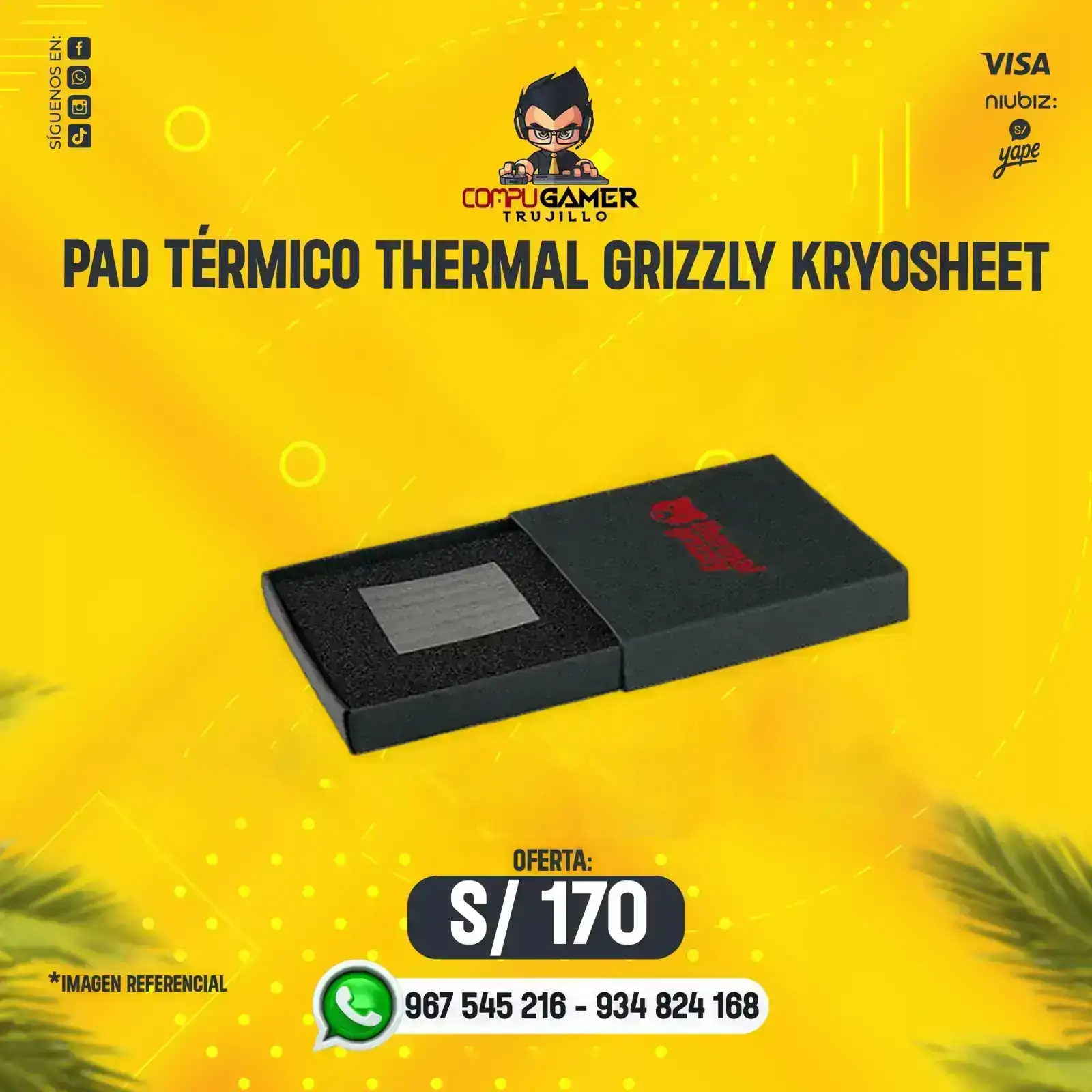 PAD TÉRMICO THERMAL GRIZZLY KRYOSHEET