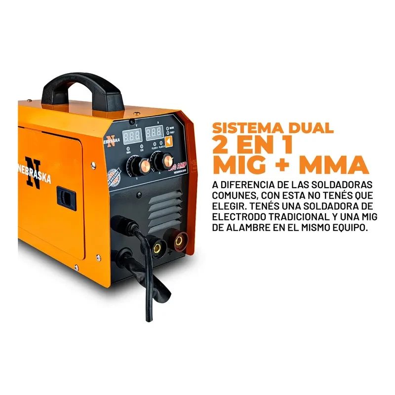 Soldadora Nebraska nesm06160 color naranja claro 5