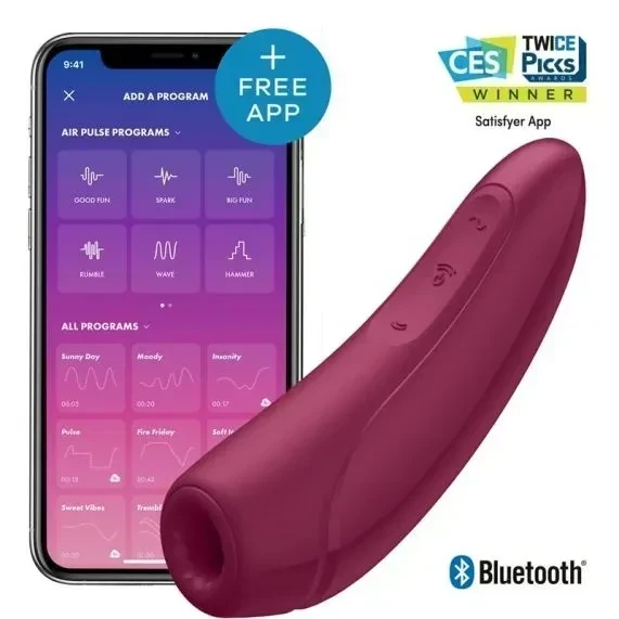 Curvy 1+ Succionador de clitoris con control Bluetooth