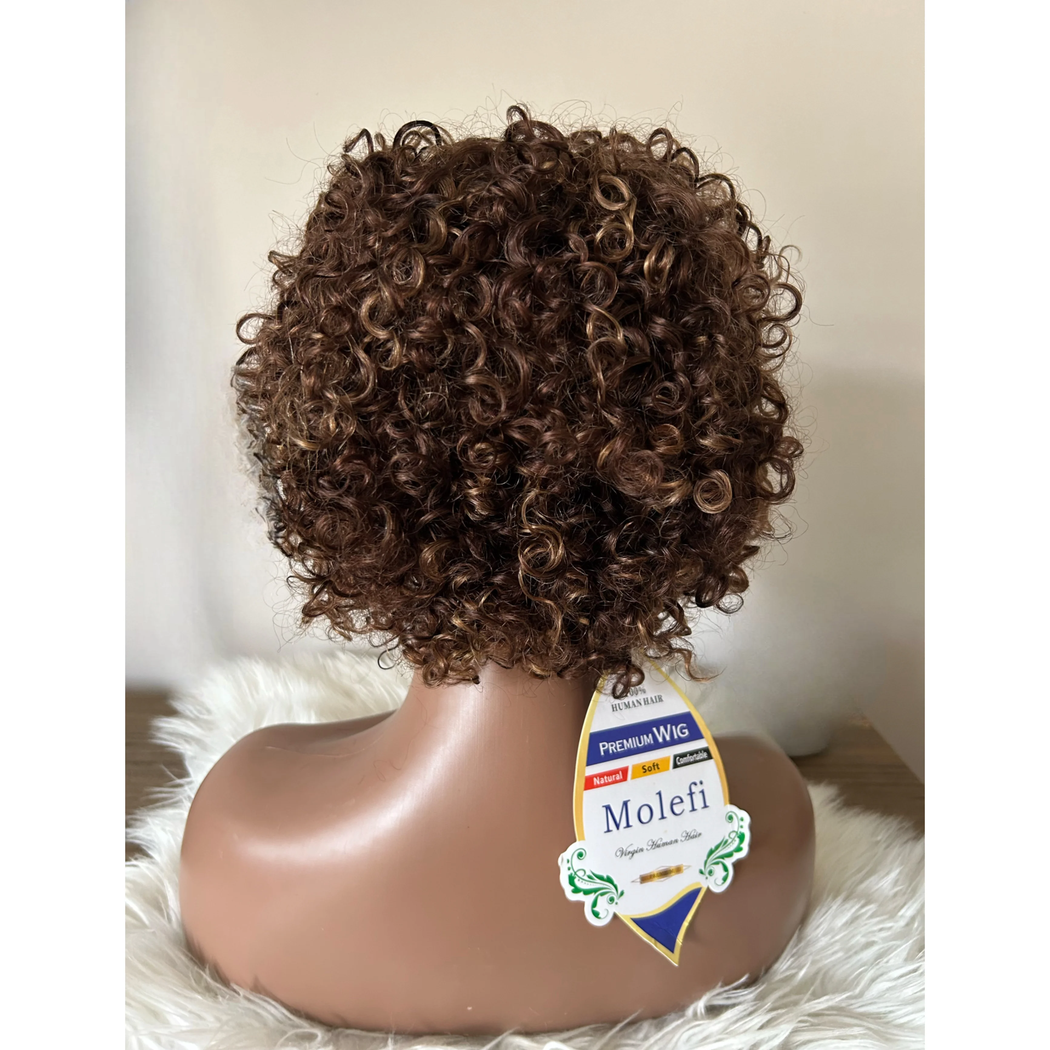 Peluca rizada 8” #4/27 2
