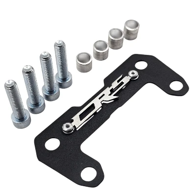 AKT CR 5 Acutrax Manubrio acero negro logo 3d cromado ML
