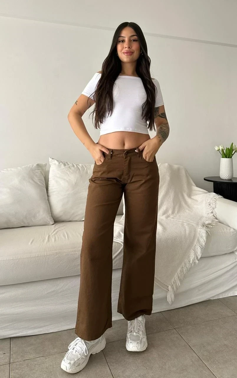 Wide leg Marron 