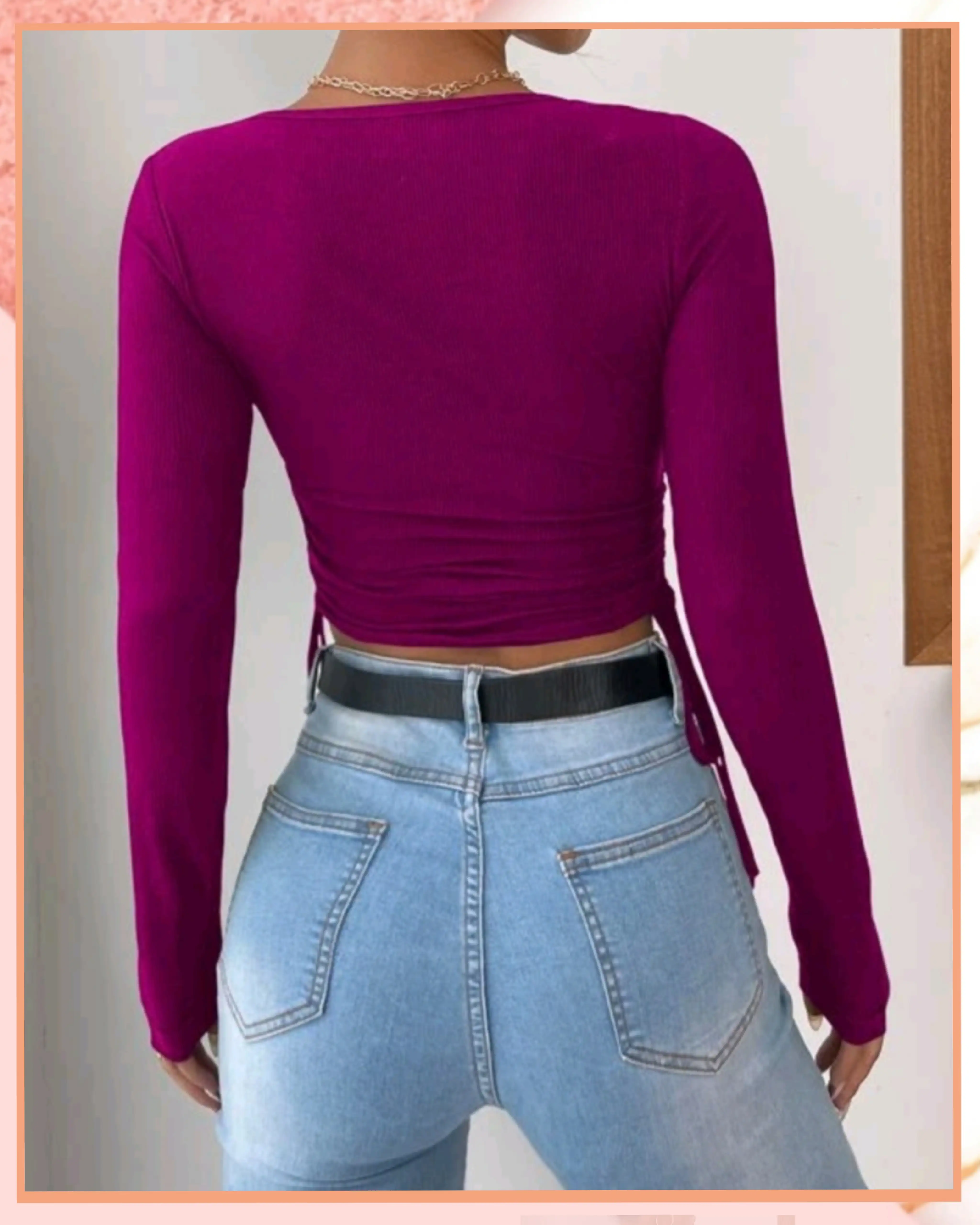 S - Croptop cruzado, tejido grueso. 3