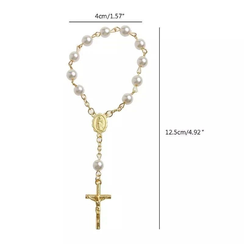 A PULSERA ROSARIO DE CRUZ 📿  6