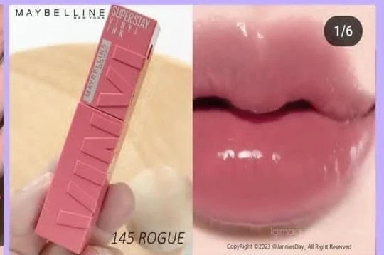maybelline labial #145 rogue