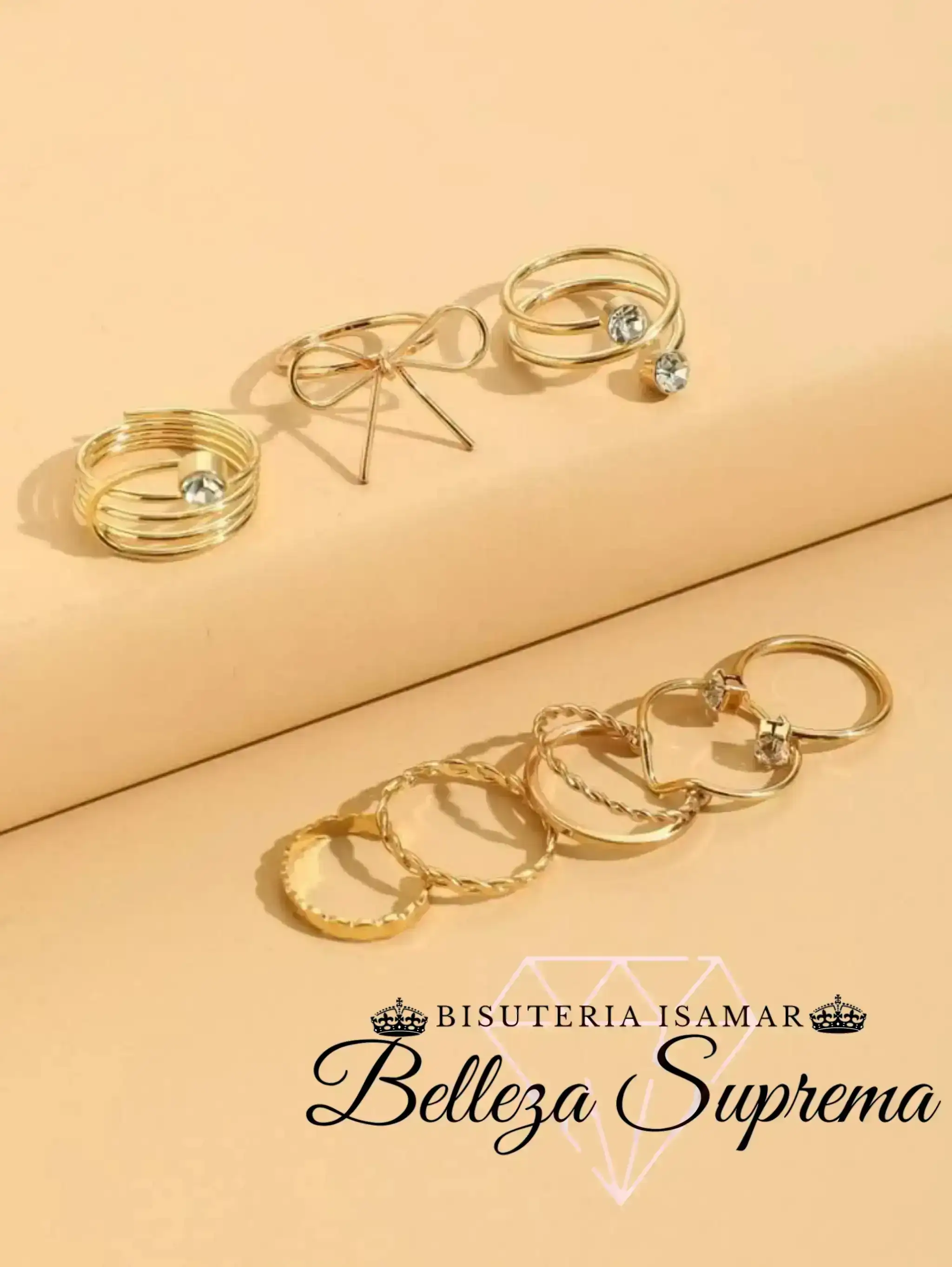 SET DE ANILLOS DE DAMA 