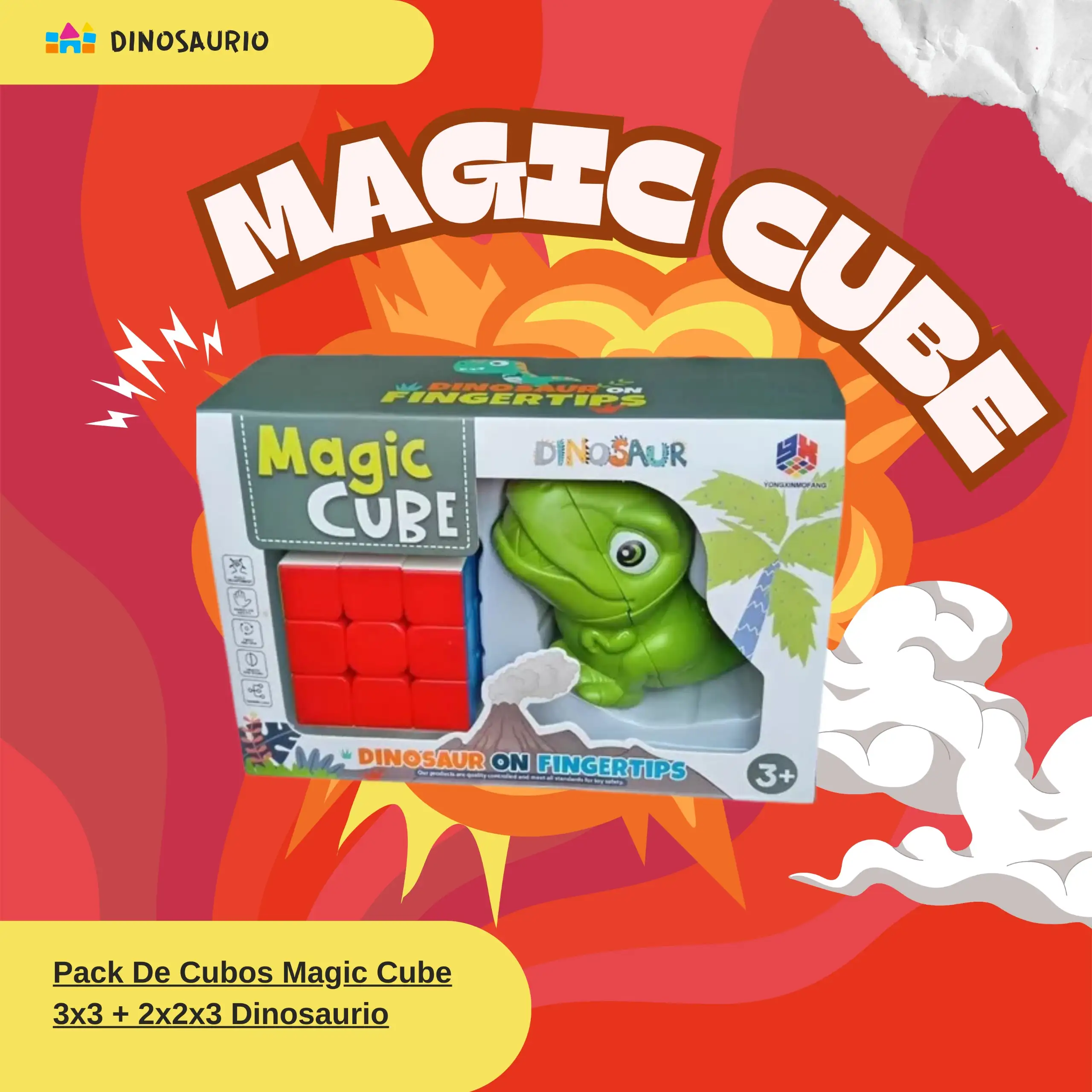 Magic cube de dinosaurio