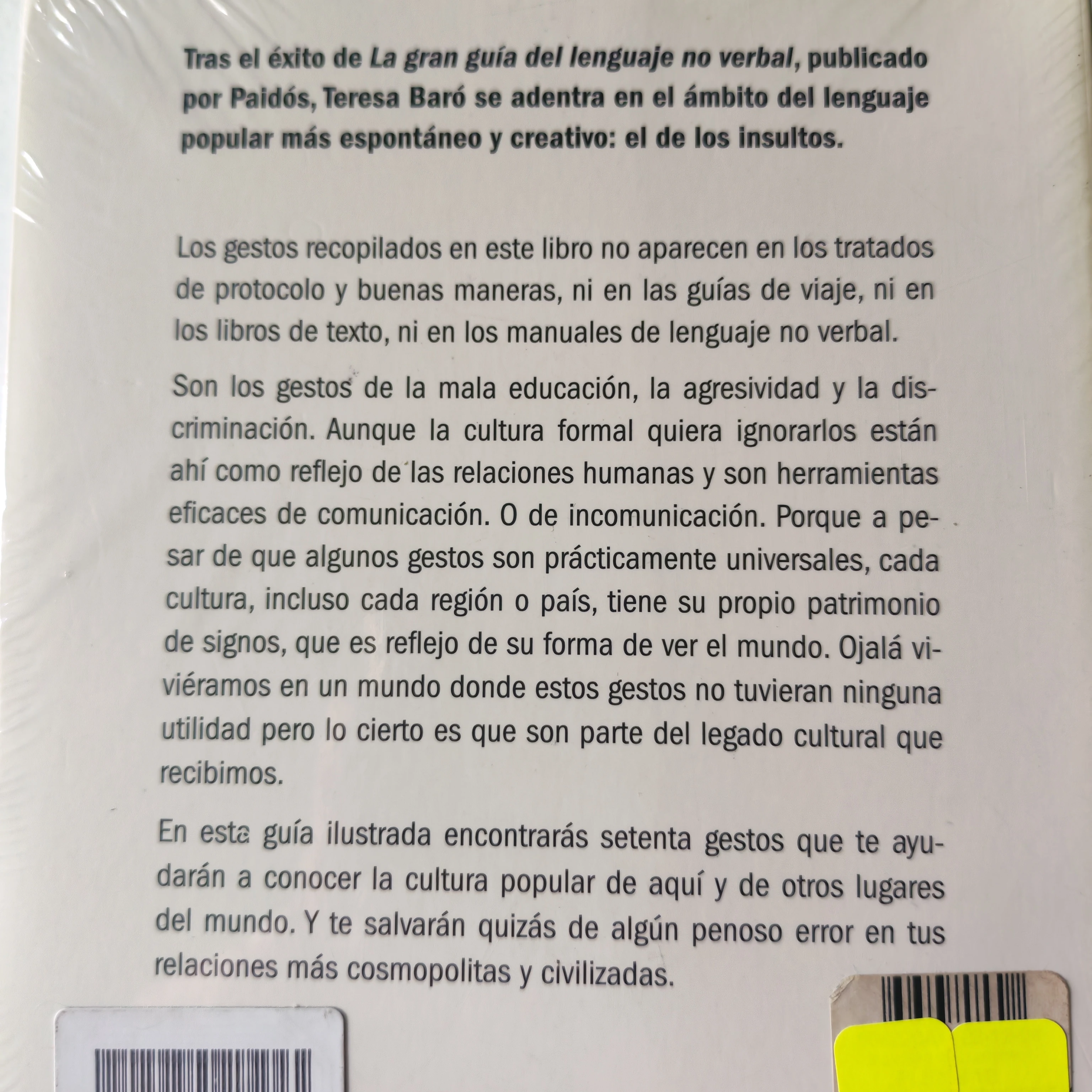 Guía ilustrada de insultos Teresa Baró Nuevo  2