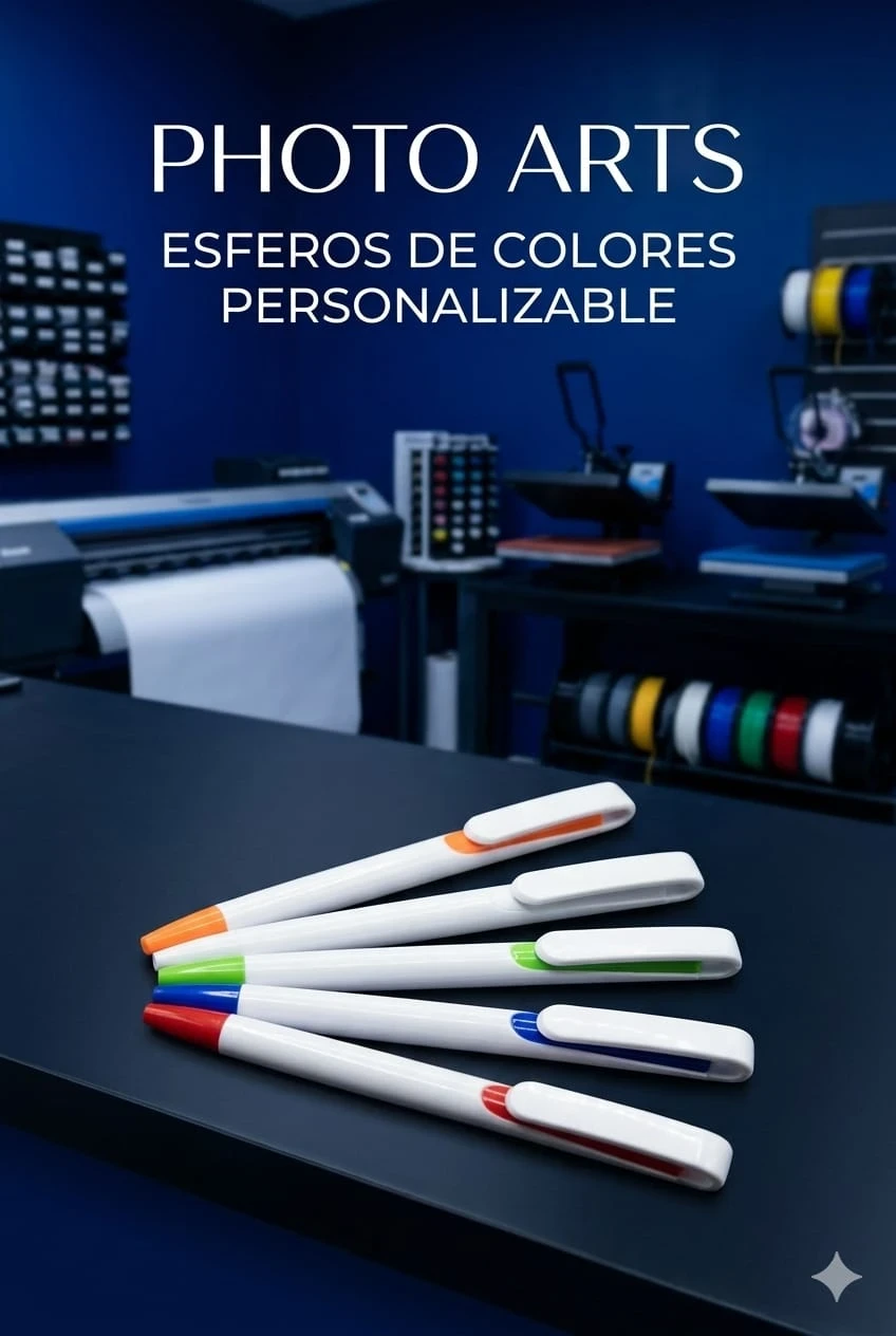 Esfero Blanco Personalizable Colores