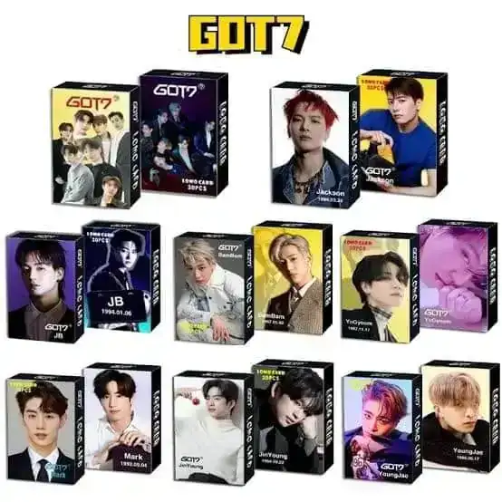 Photocards GOT7 (Caja con 30 piezas)