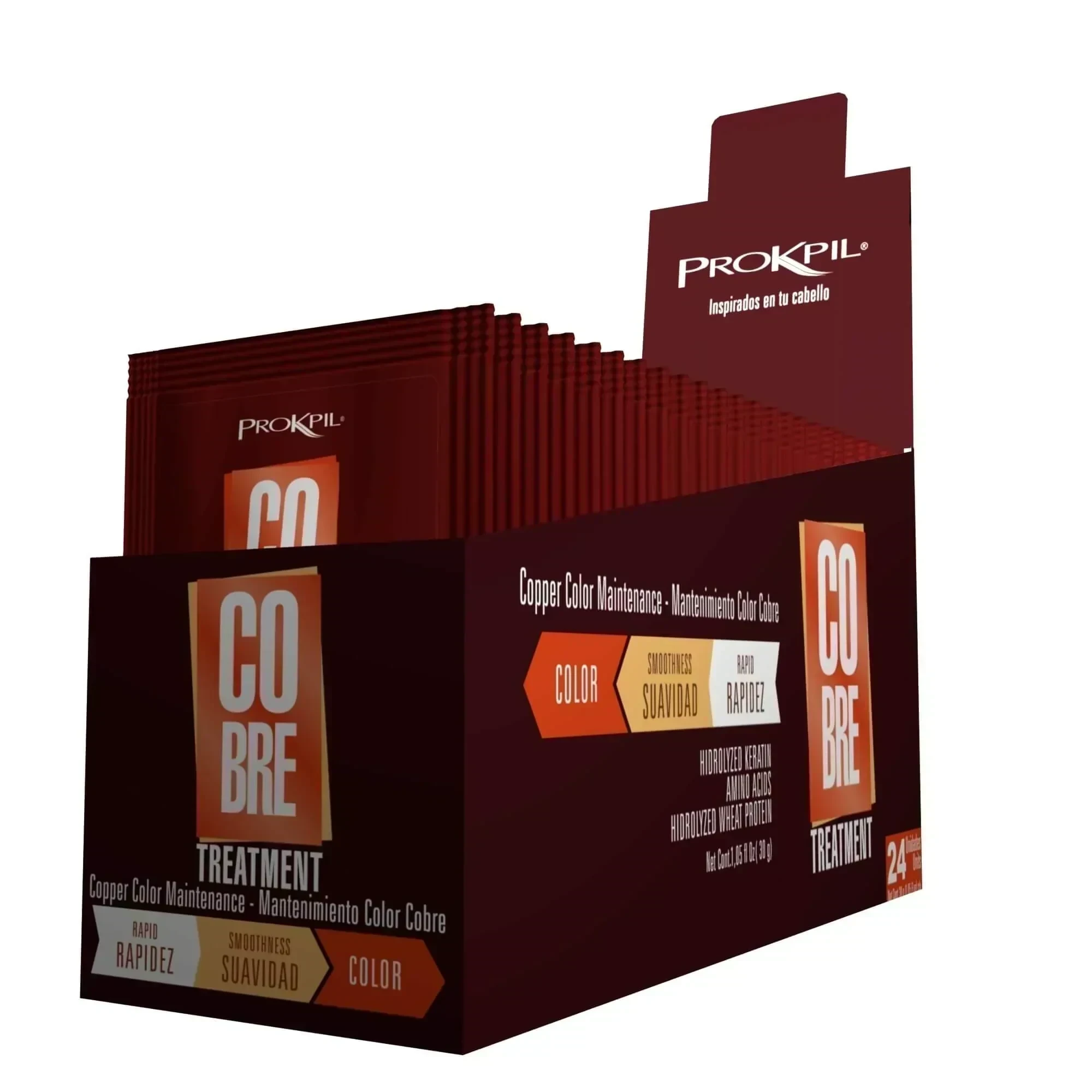 prokpil mascarilla color sobre x40 ml cobre