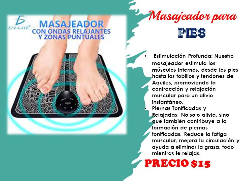 Alfombra masajeadora 