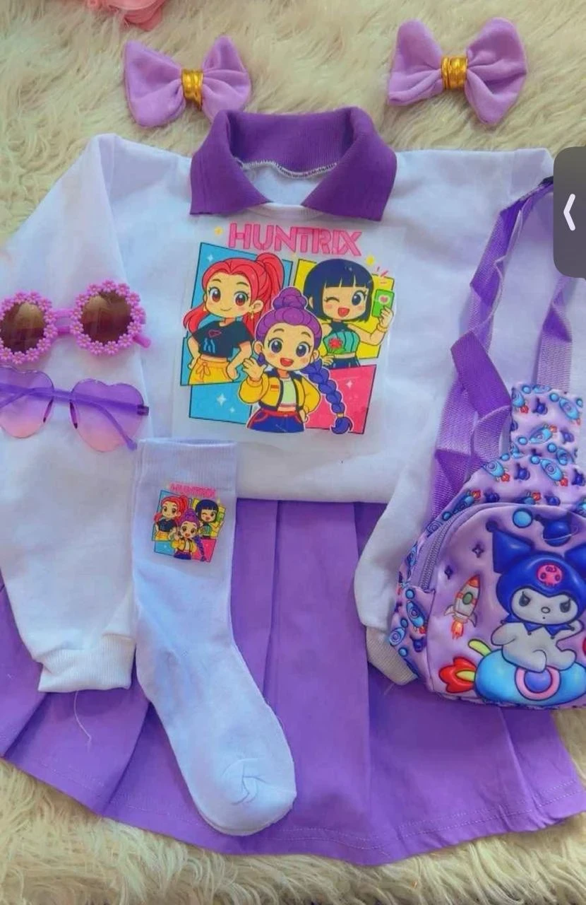 Conjunto para niña guerreras kpop 3