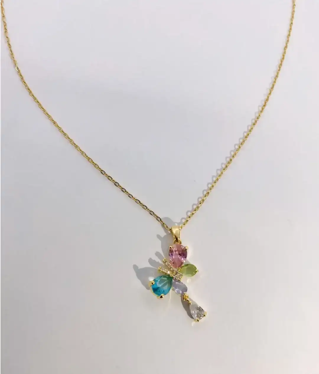 Collar mariposa colores