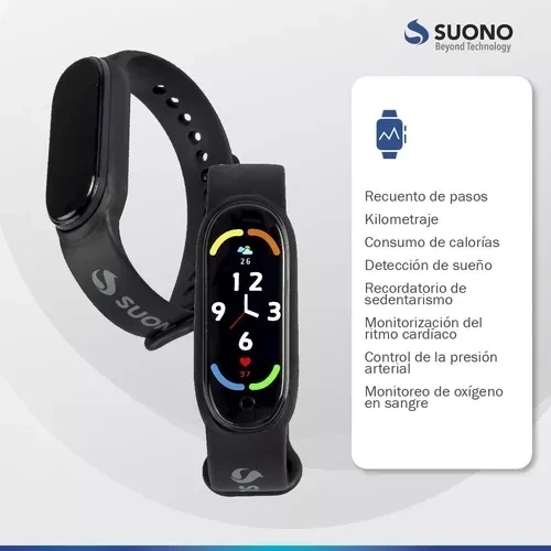 Smartwatch Reloj Inteligente M7 Negro