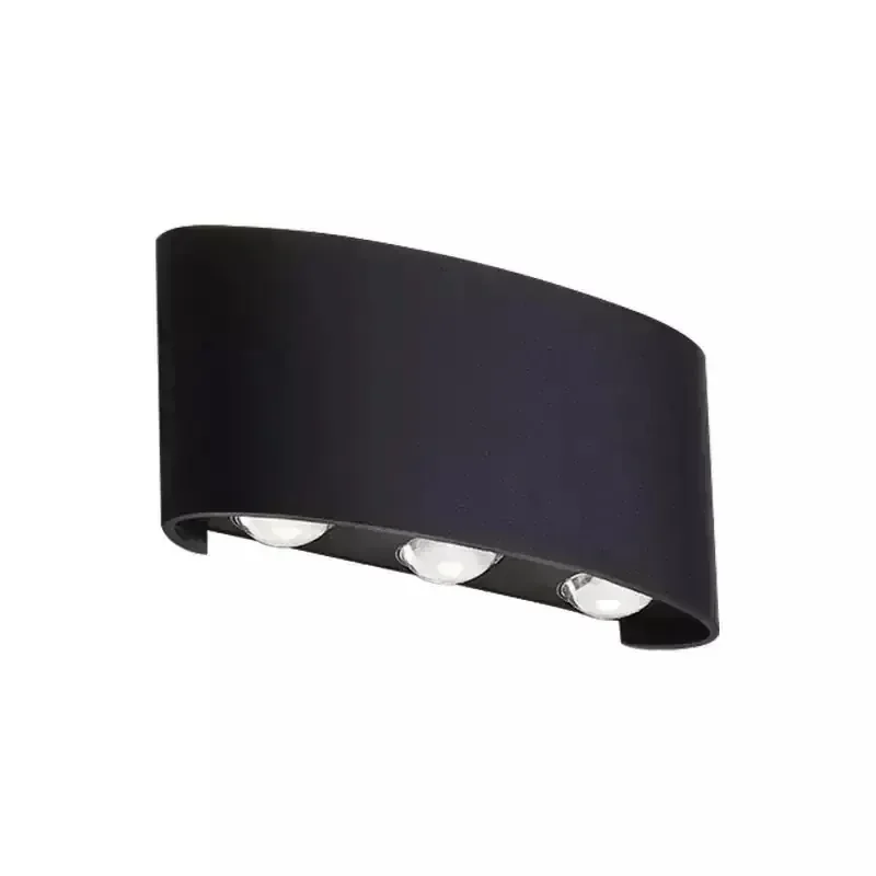 APLIQUE PARED NEGRO DOBLE 6W RGB/MULTICOLOR 2