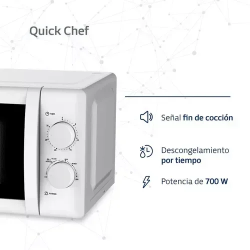Microondas Bgh 20L B120M20 Blanco 2