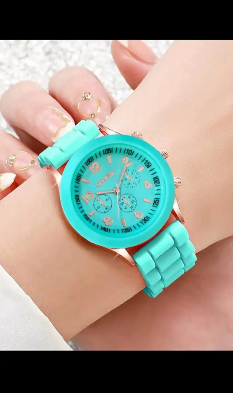 Reloj Geneva/ Edición Silicona 