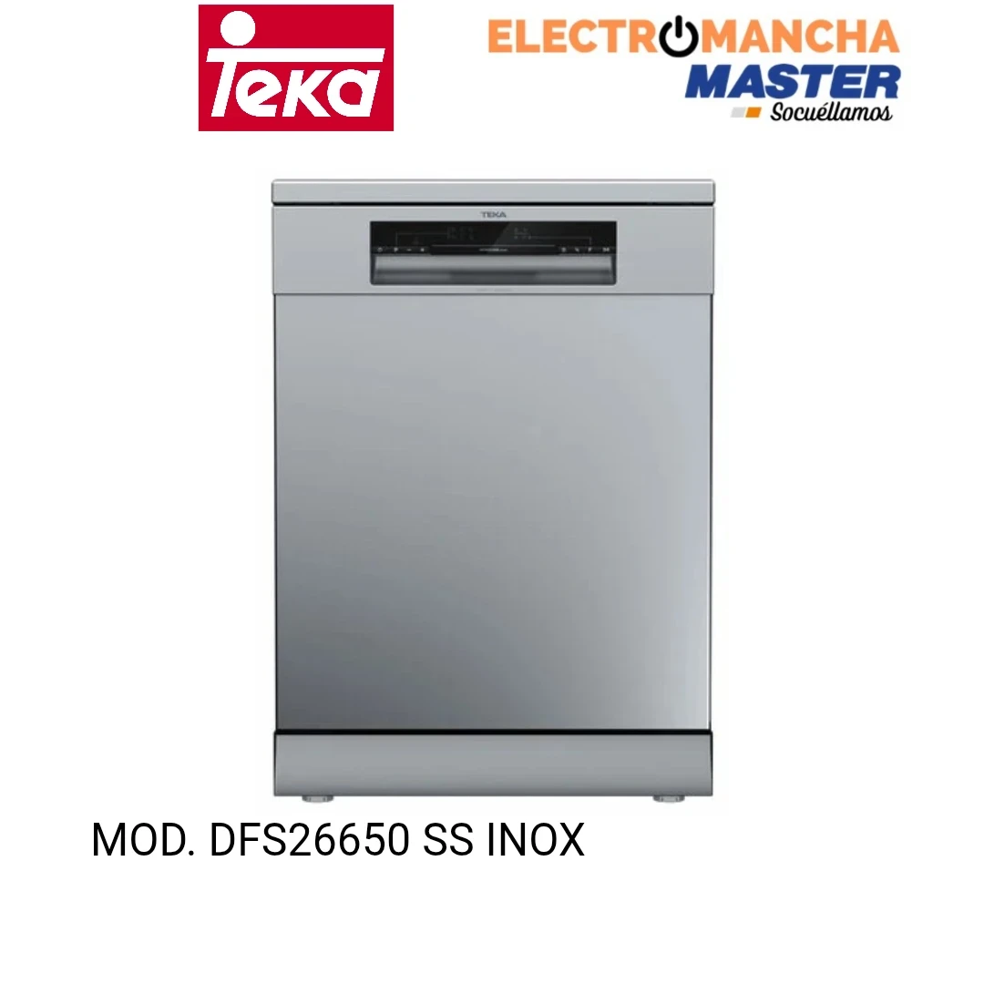 LAVAVAJILLAS TEKA DFS26650SS INOX 13 CUBIERTOS CLASE E