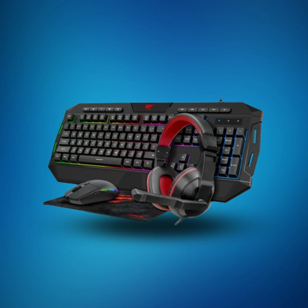 COMGO 4 EN 1 AUDIFONOS, MOUSE, MOUSPAT Y TECLADO 