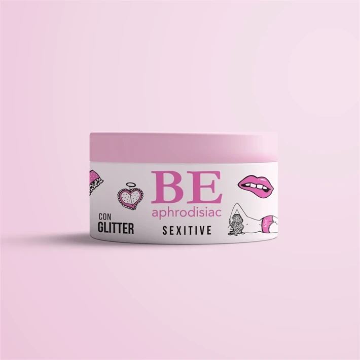 Crema corporal con glitter y feromonas. 200G.