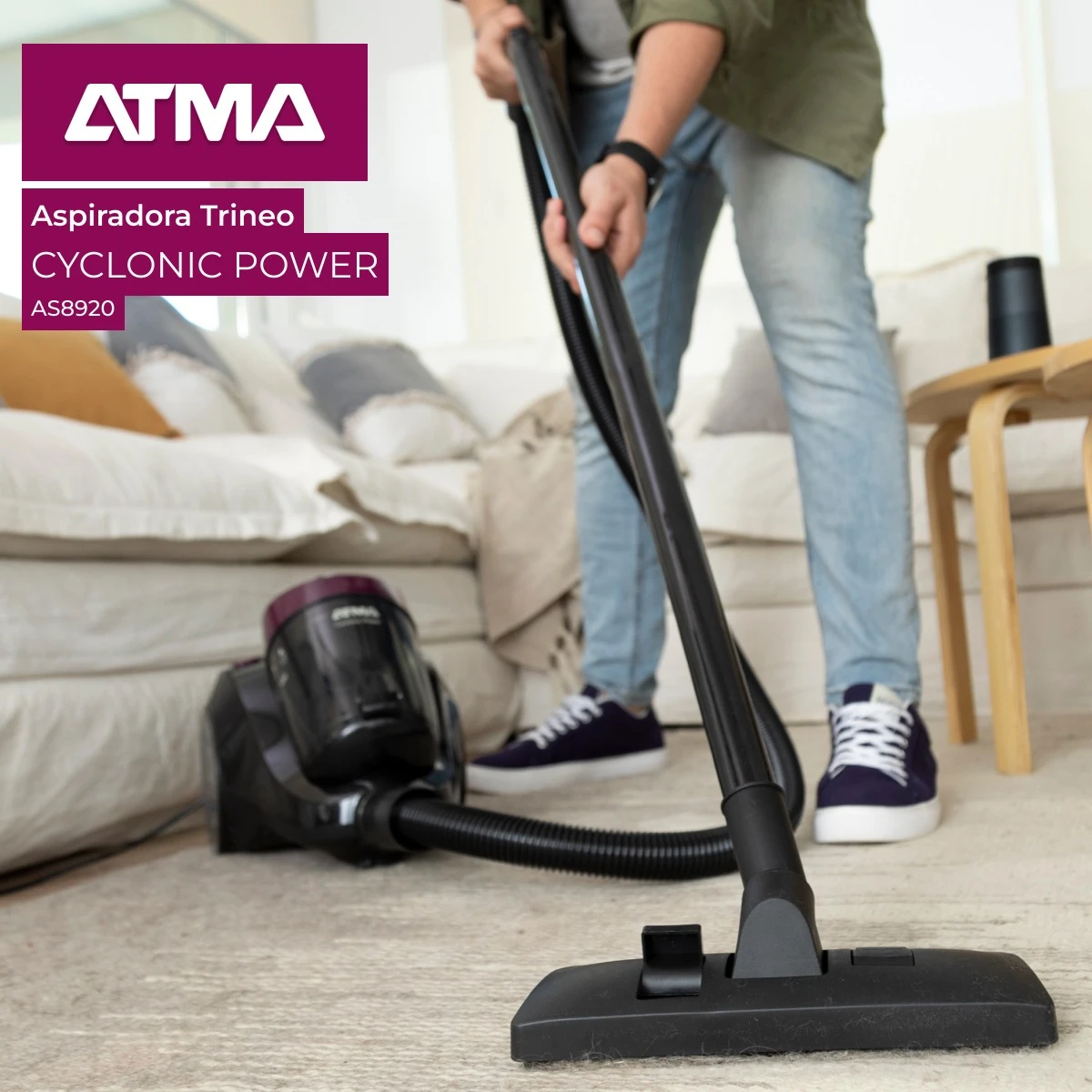 Aspiradora ATMA Ciclónica Power 1300W Atma