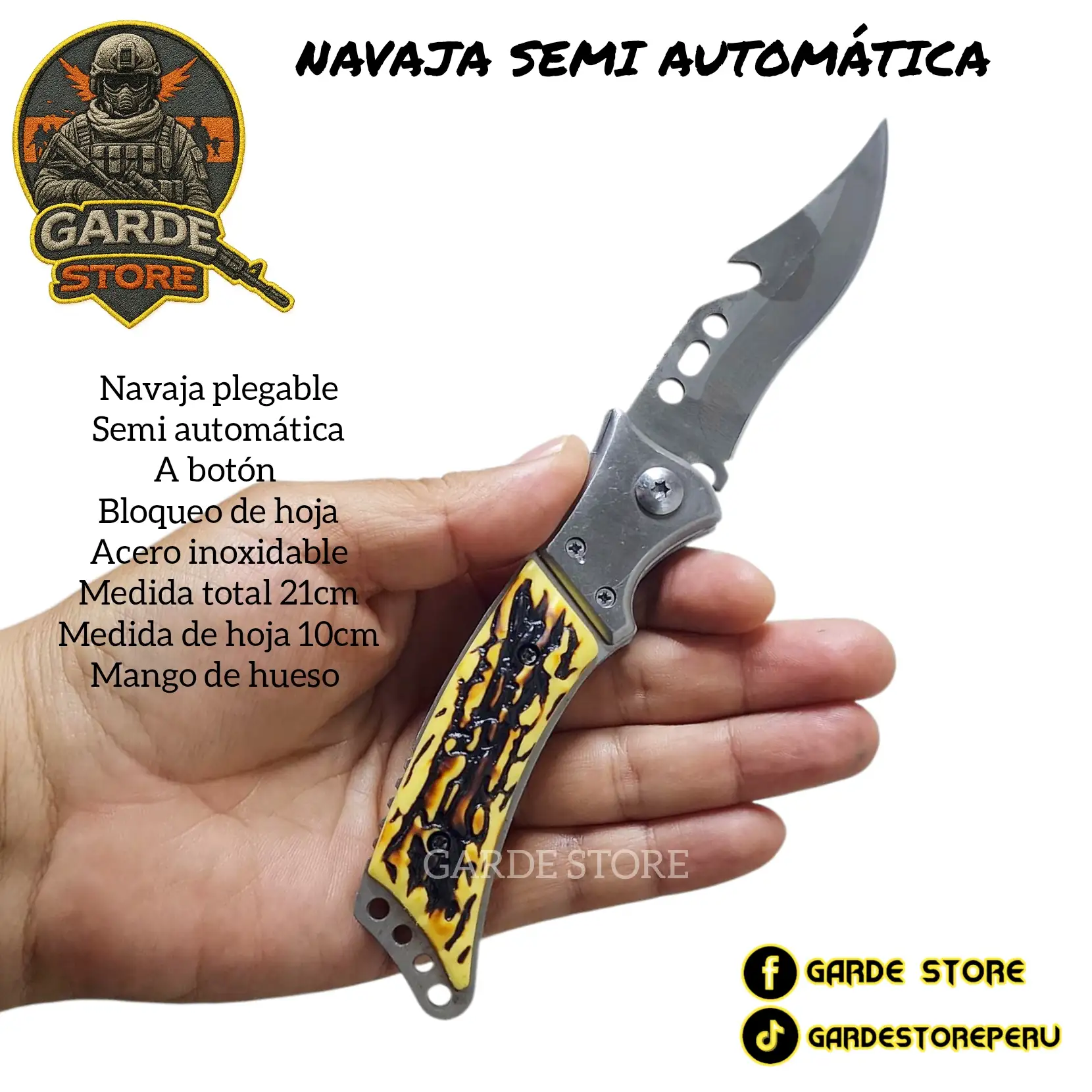 Navaja semi automática  3